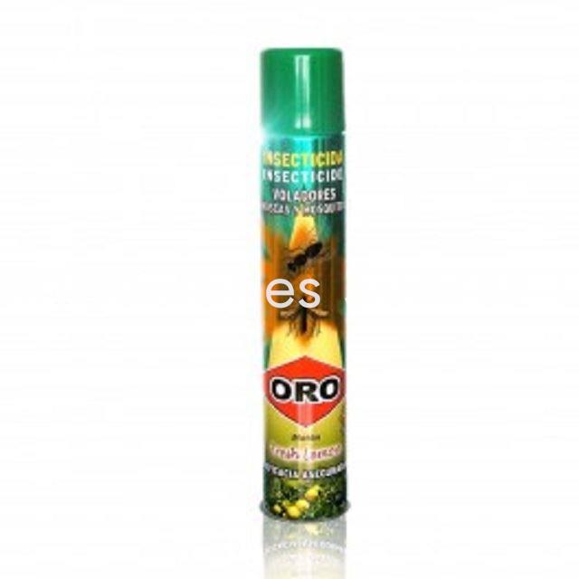 Insecticida Moscas y Mosquitos Fresh Lemon Spray Oro 1000 cc - Imagen 1