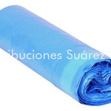 BOLSA BASURA 55X55 AZUL C/C P/15U - Imagen 1