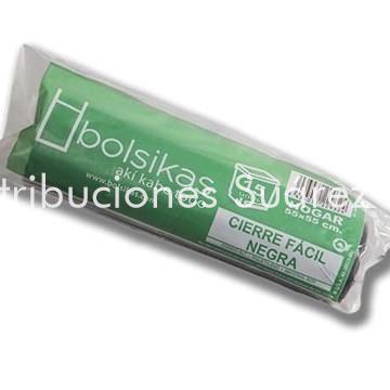 BOLSA BASURA 55X55 NEGRA - Imagen 1
