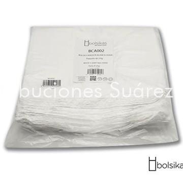 BOLSA CAMISETA BLANCA 50X60 - Imagen 1