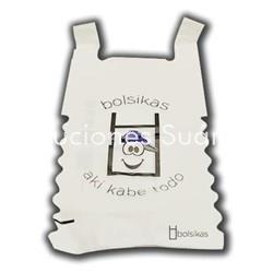 BOLSA CAMISETA BLANCA PORTACAJAS 50X60 P/200 - Imagen 1