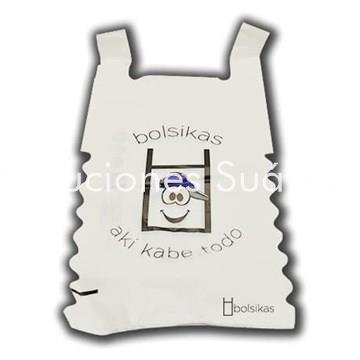 BOLSA CAMISETA BLANCA PORTACAJAS 50X60 P/200 - Imagen 1
