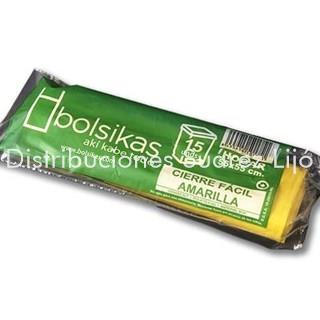 BOLSA DE BASURA 55X55 AMARILLA PERFUMADA - Imagen 1