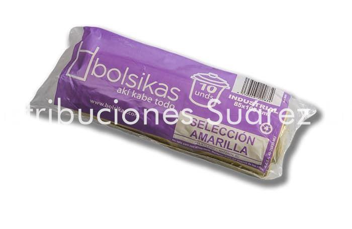 BOLSA DE BASURA 85X105 G.140 AMARILLA - Imagen 1