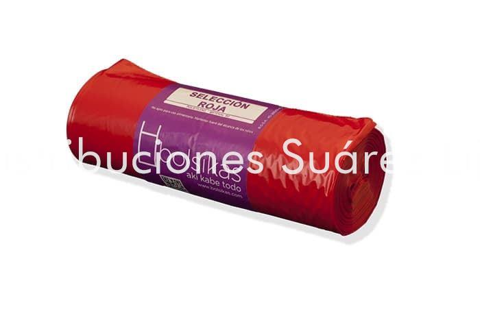 BOLSA DE BASURA 85X105 G.140 ROJA - Imagen 1