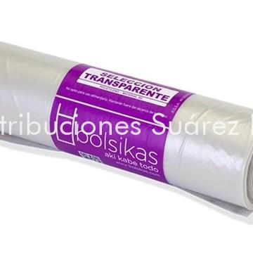 BOLSA DE BASURA 85X105 G.140 TRANSPARENTE - Imagen 1