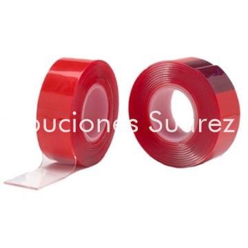 CINTA ADHESIVA DOBLE CARA ULTRA FUERTE 1.5 Mts. - Imagen 1