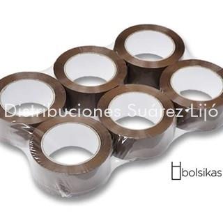 CINTA ADHESIVA (PRECINTO) MARRON - Imagen 1