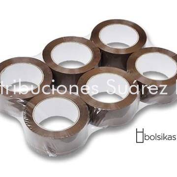 CINTA ADHESIVA (PRECINTO) MARRON - Imagen 1