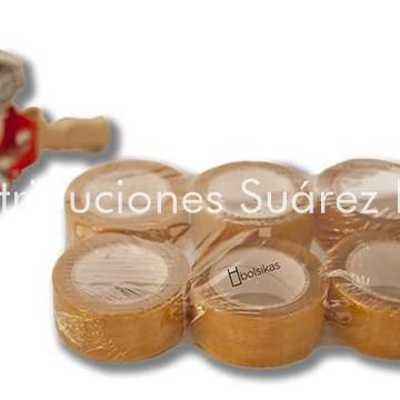 CINTA ADHESIVA (PRECINTO) TRANSPARENTE - Imagen 1