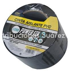 CINTA AISLANTE AUTOEXTINGUIBLE 80 mm x 30 Mts NEGRA - Imagen 1