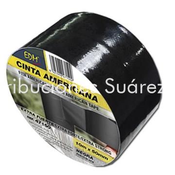 CINTA AMERICANA 50MM*10MTS NEGRA - Imagen 1