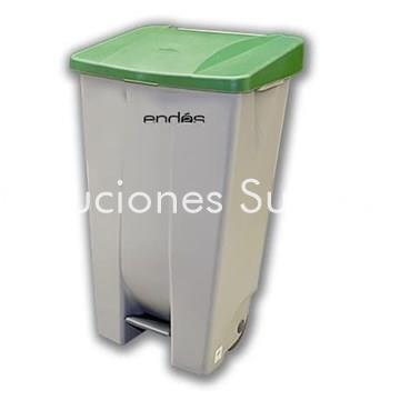 CUBO DE BASURA 120L CON RUEDAS Y PEDAL - Imagen 1