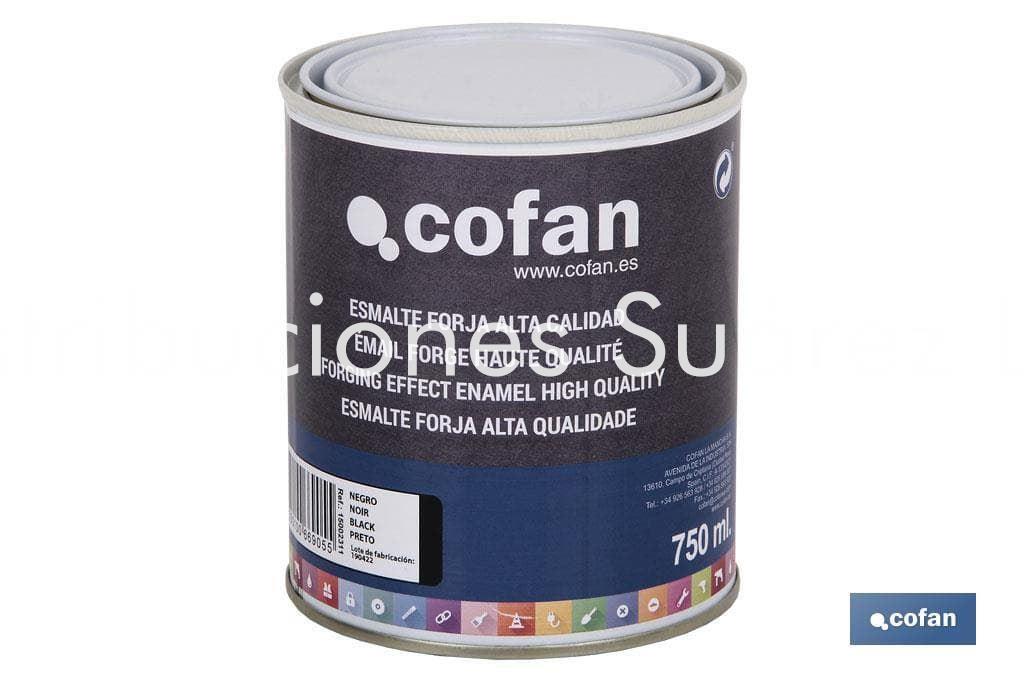 ESMALTE FORJA ALTA CALIDAD COLOR GRIS 750ML - Imagen 1