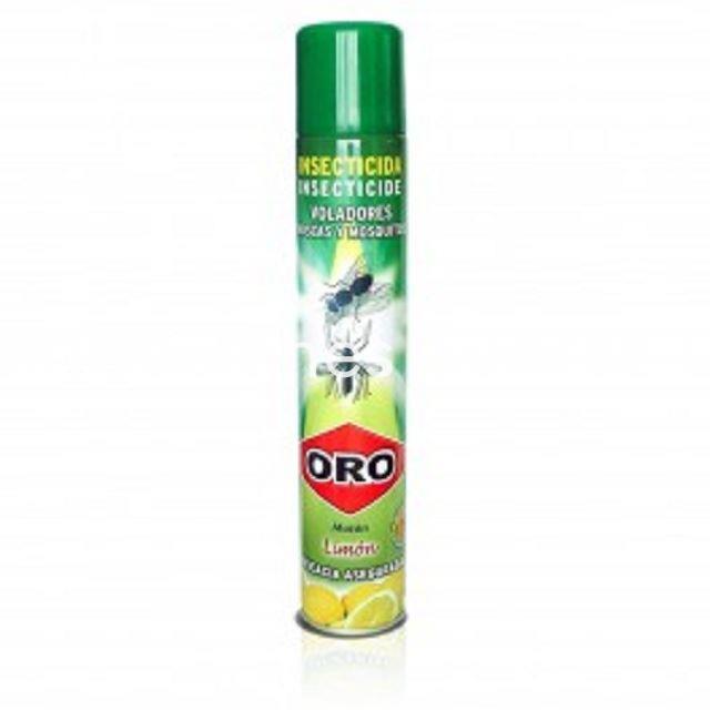 Insecticida Moscas y Mosquitos Limón Spray Oro - Imagen 1