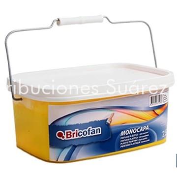 PINTURA MONOCAPA AMARILLO MEDIO 2,5L - Imagen 1