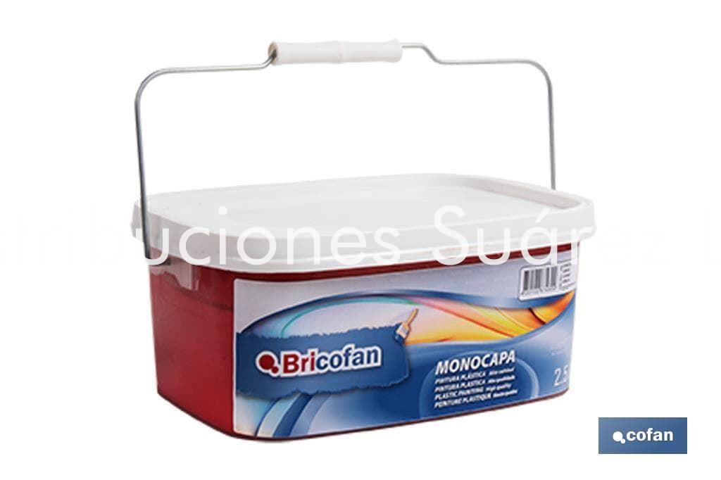 PINTURA MONOCAPA CEREZA 2,5L - Imagen 1