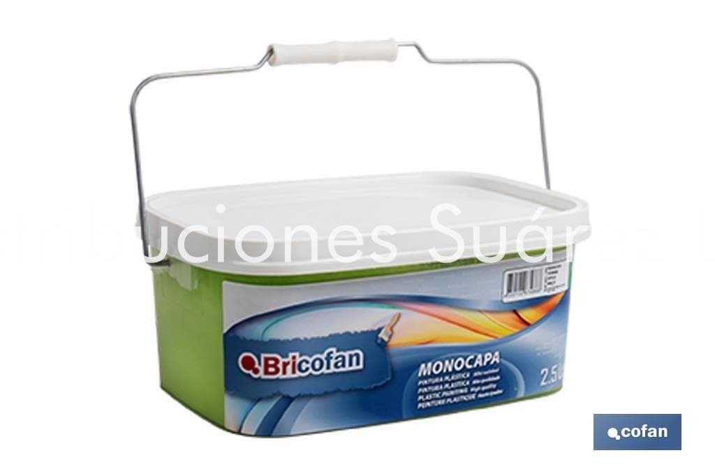 PINTURA MONOCAPA COLOR MANZANA 2,5L - Imagen 1