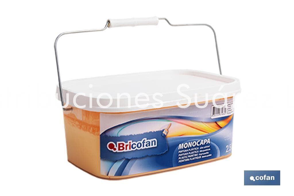 PINTURA MONOCAPA MELOCOTON 2,5L - Imagen 1