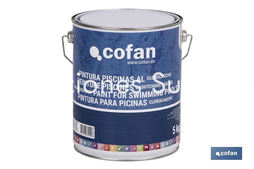 PINTURA PISCINA CLOROCAUCHO AZUL 5KG - Imagen 1