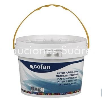 PINTURA PLÁSTICA EXTERIOR BLANCO MATE 5KG - Imagen 1