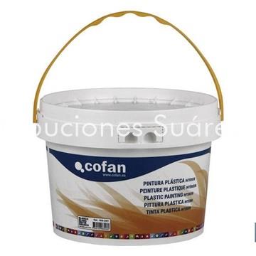 PINTURA PLÁSTICA INTERIORES BLANCO MATE 10KG - Imagen 1