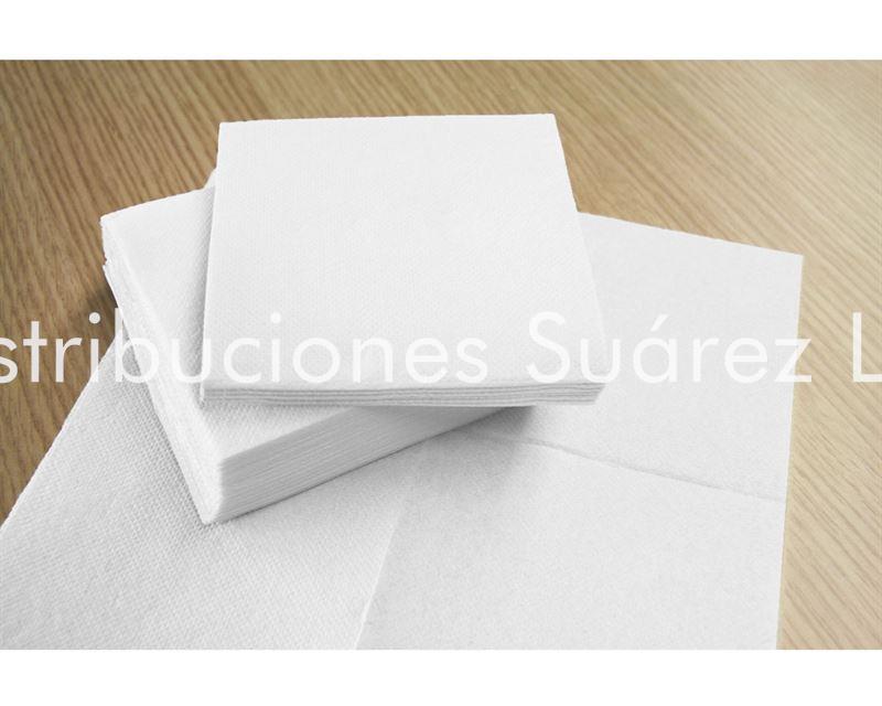 SERVILLETA 20X20 BLANCA P/100 C/32P - Imagen 1